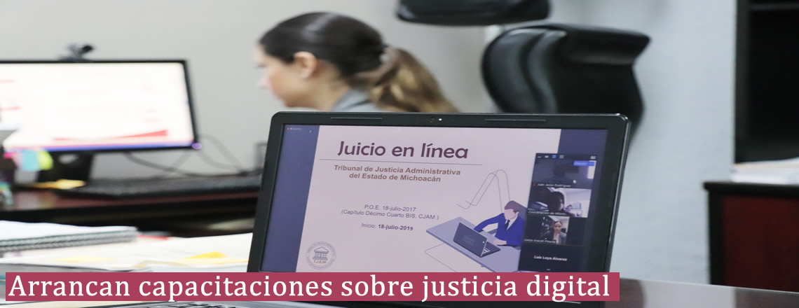 Arrancan capacitaciones sobre justicia digital